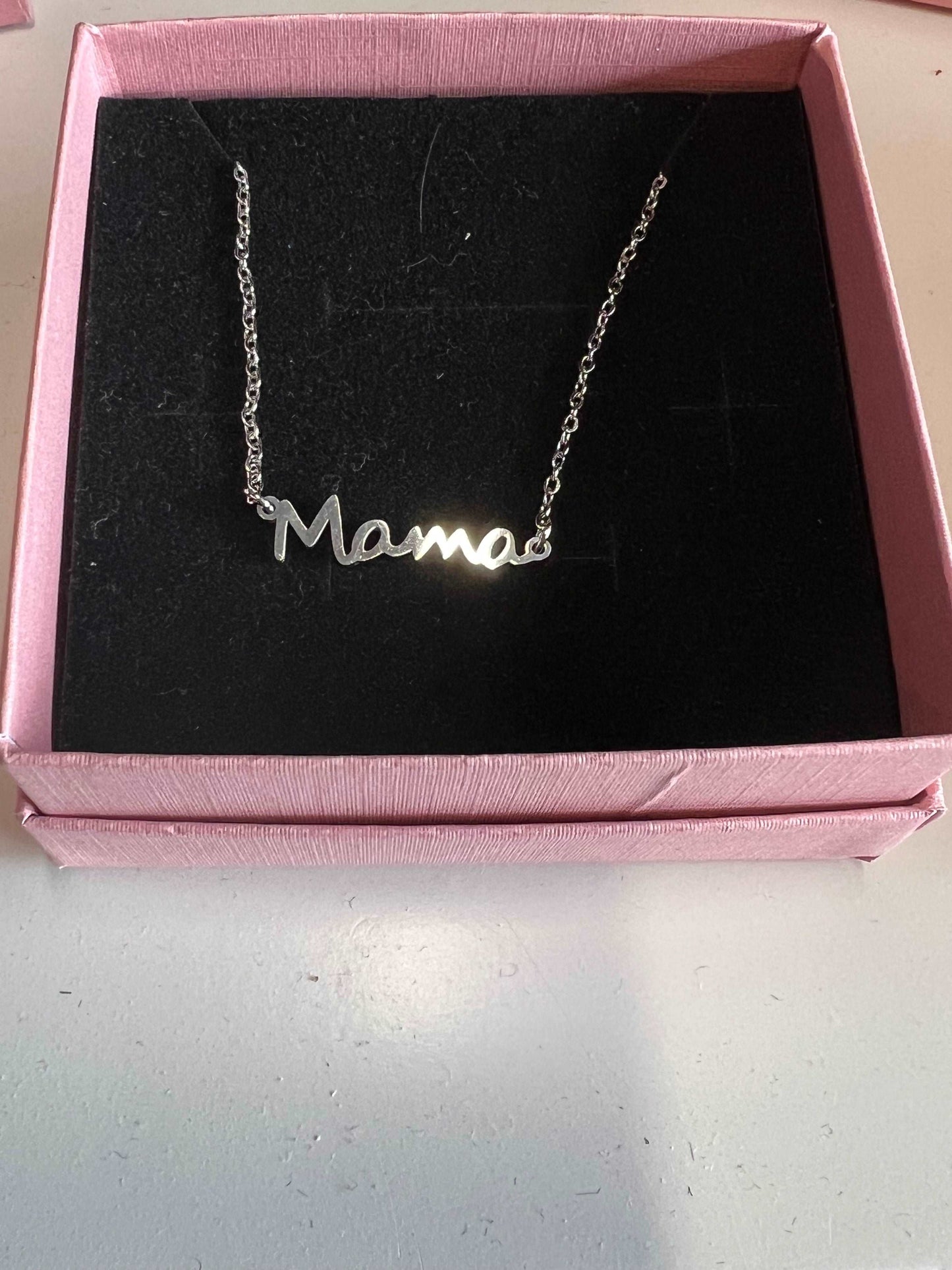 Mama Silver Necklace