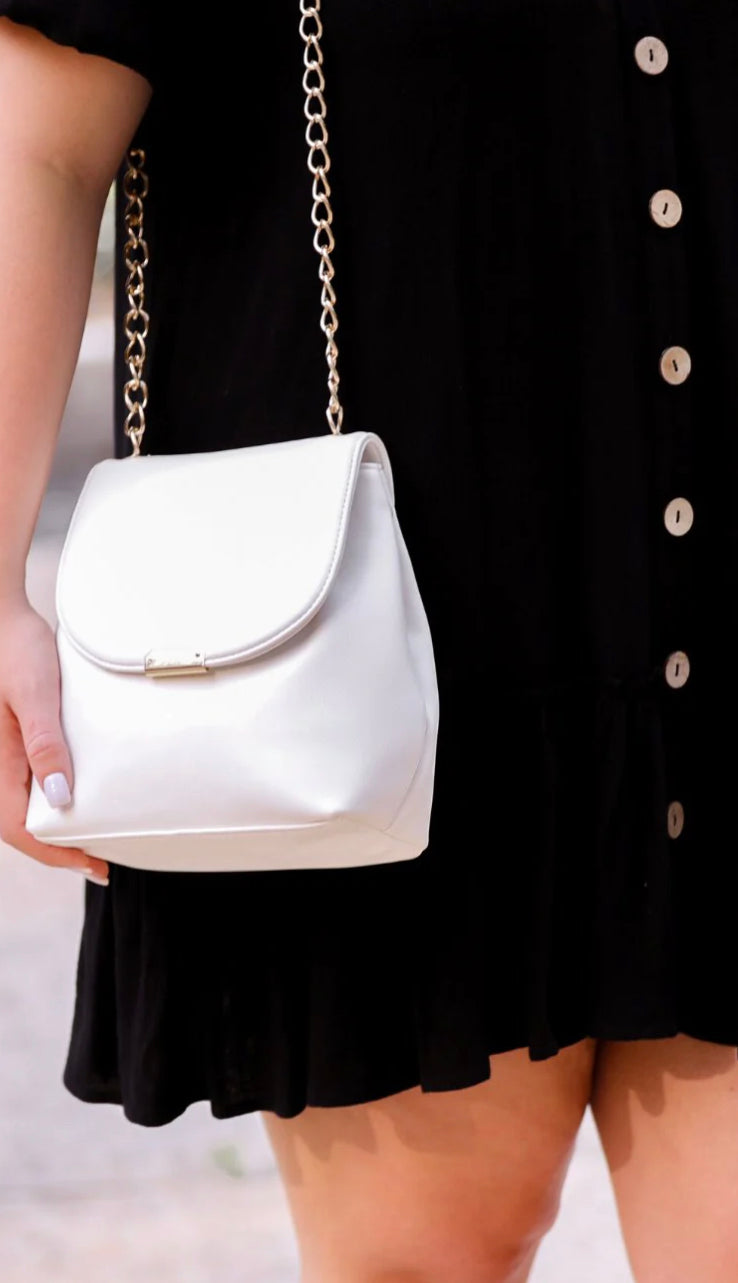Day To Day Bag White Purse