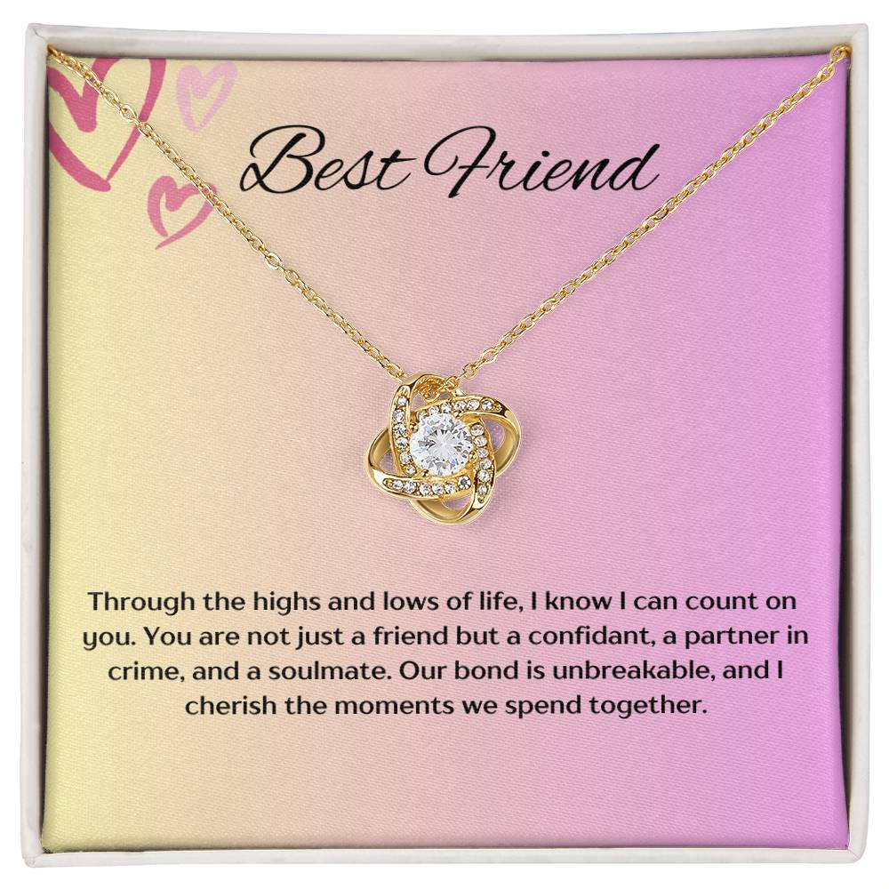 Best Friend Love Knot Necklace:)