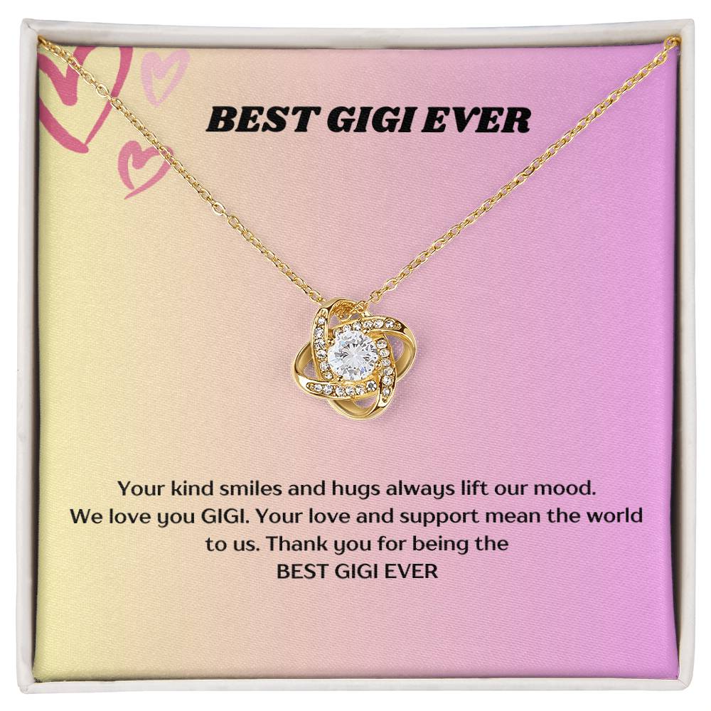 BEST GIGI EVER LOVE KNOT NECKLACE:):)