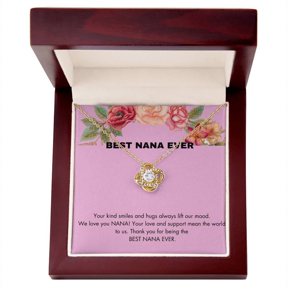 Best NANA Ever Love Knot Necklace