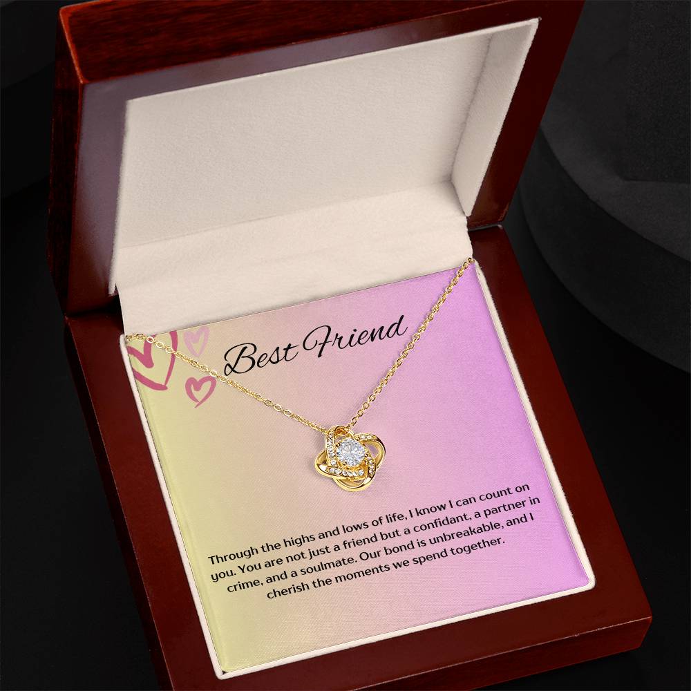 Best Friend Love Knot Necklace:)