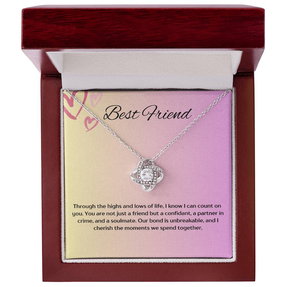 Best Friend Love Knot Necklace:)