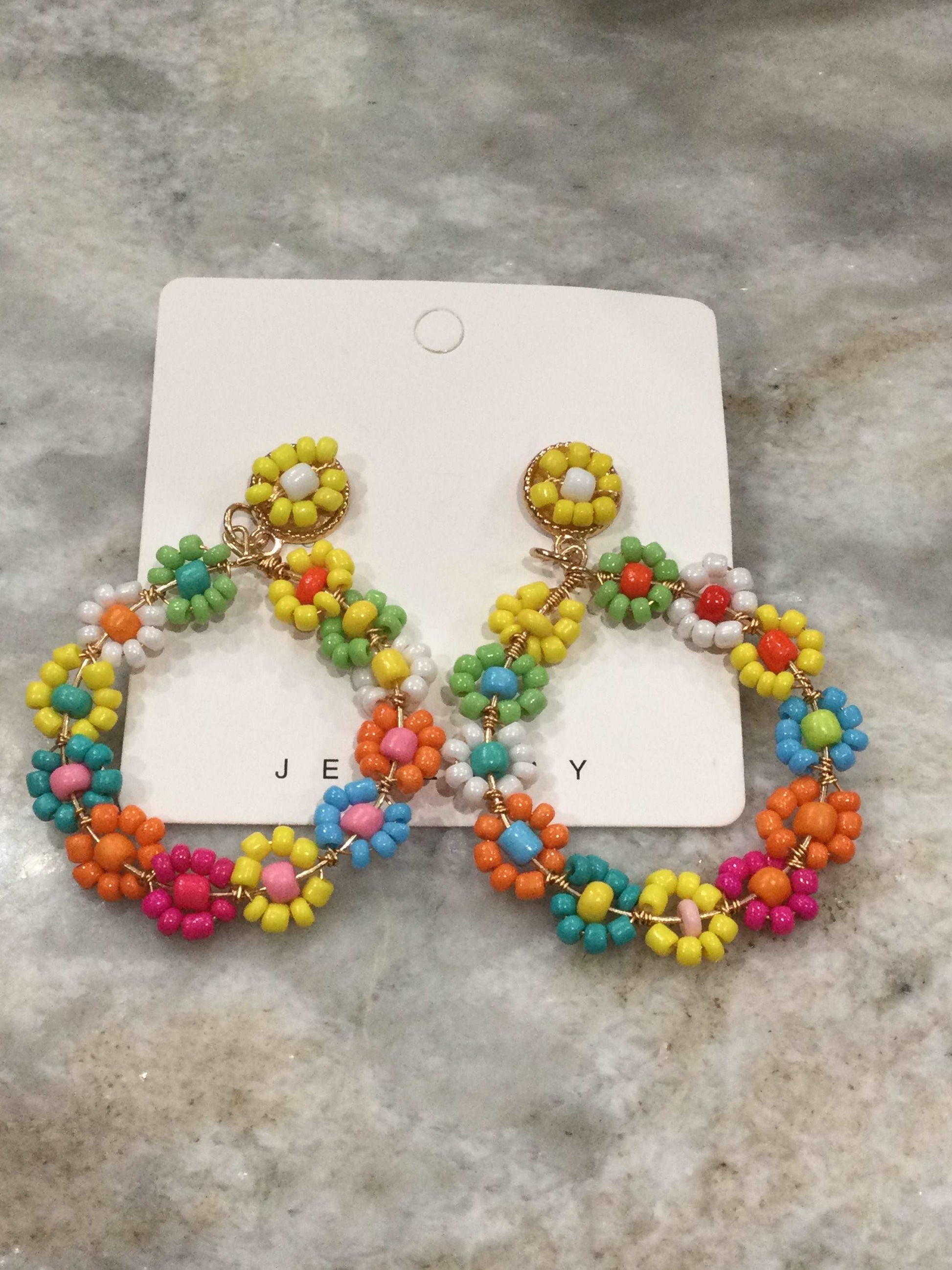 Floral Flower Earrings