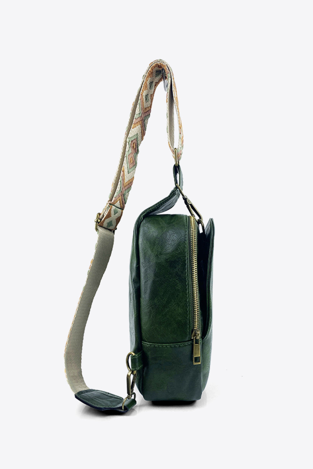 Adjustable Strap PU Leather Sling Bags